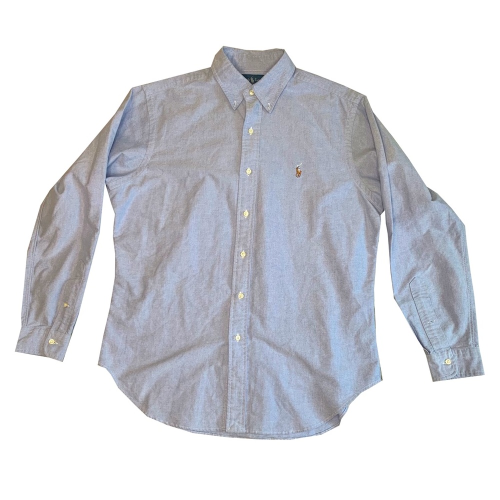 Polo Ralph Lauren Light Blue Oxford Cotton Shirt